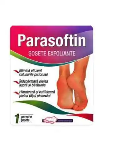 PARASOFTIN SOSETE EXFOLIANTE 1 PERECHE Zdrovit, INGRIJIRE PERSONALA