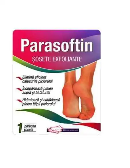 PARASOFTIN SOSETE EXFOLIANTE 1 PERECHE Zdrovit, INGRIJIRE PERSONALA