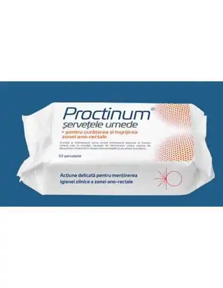 PROCTINUM SERVETELE HIPOALERGENICE ANO-RECTALA 72B Zdrovit, UNGUENTE/CREME/GELURI
