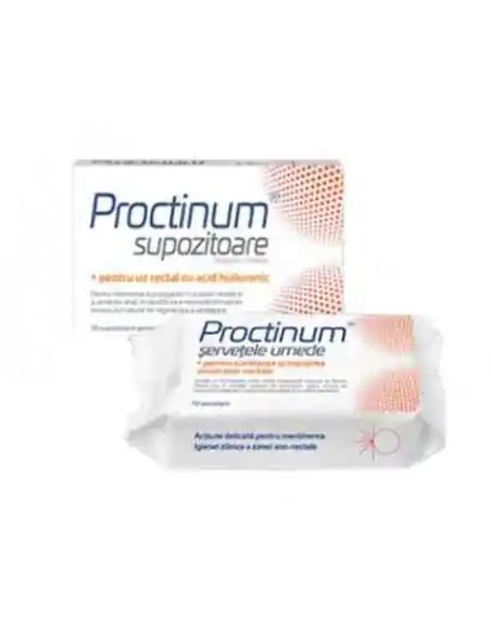 PROCTINUM SUP.10BUC+SERV.UMEDE 72BUC GRATIS Zdrovit, UNGUENTE/CREME/GELURI