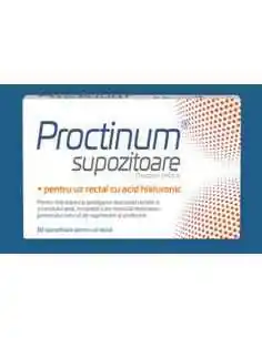 PROCTINUM SUPOZITOARE 10BUC Zdrovit, UNGUENTE/CREME/GELURI