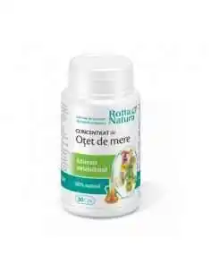 Concentrat de otet de mere 30 capsule Rotta Natura, Slabire