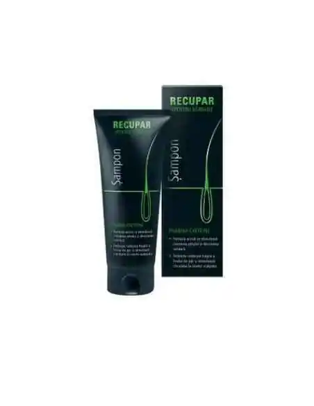 RECUPAR SAMPON BARBATI CAFFEINE 200ML Zdrovit, REMEDII NATURISTE