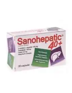 SANOHEPATIC 40+ 30CPS Zdrovit, REMEDII NATURISTE