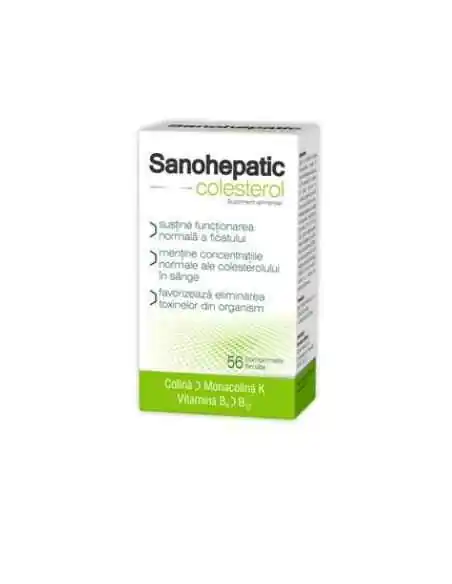 SANOHEPATIC COLESTEROL 56CPR Zdrovit, REMEDII NATURISTE