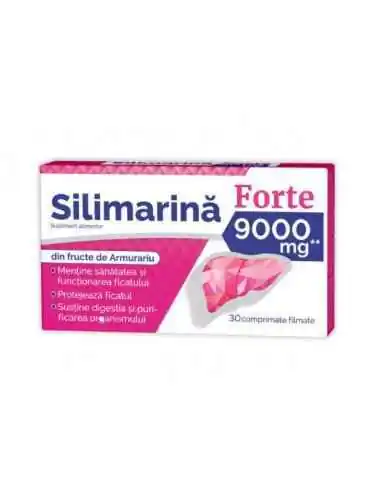 SILIMARINA FORTE 9000MG 30CPS Zdrovit, REMEDII NATURISTE