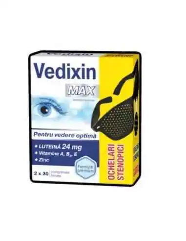 VEDIXIN MAX SET 2X30CPR+OCHELARI STENOPICI CADOU Zdrovit, Sanatatea ochilor