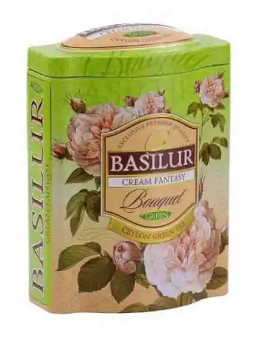 CREAM FANTASY CEYLON GREEN TEA 100GR BASILUR TEA, CEAIURI VRAC