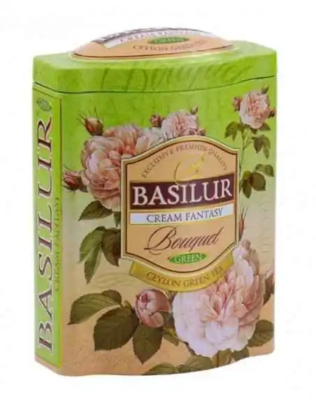 CREAM FANTASY CEYLON GREEN TEA 100GR BASILUR TEA, CEAIURI VRAC