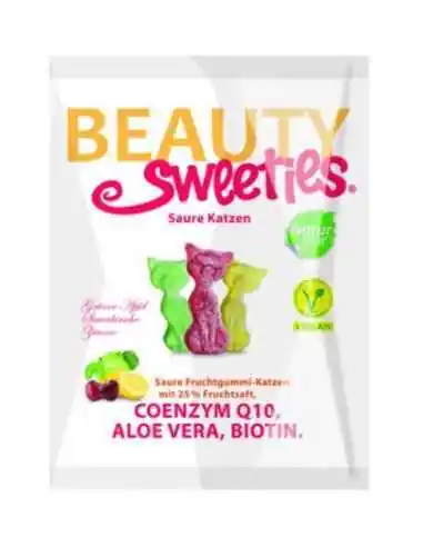 JELEURI GUMATE ACRISOARE PISICUTE 125GR BEAUTY SWEETIES, Sanatatea pielii