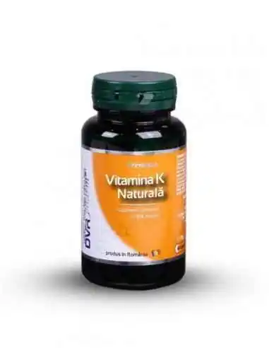 Vitamina K naturala 60 capsule DVR Pharm, REMEDII NATURISTE