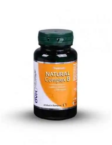 Natural Complex B 60 capsule DVR Pharm, VITAMINE SI MINERALE