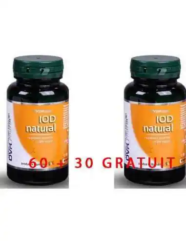 IOD NATURAL 60 + 30 CAPSULE DVR Pharm, Tulburari Hormonale