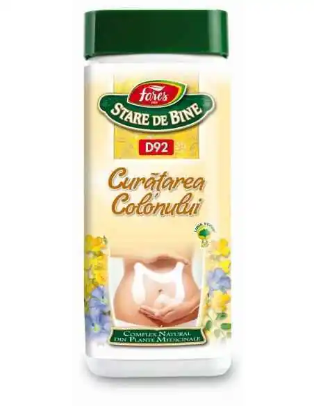 Complex Curatarea Colonului 300 g Fares, REMEDII NATURISTE