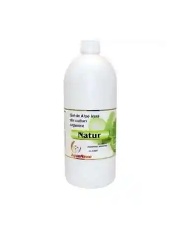 GEL ALOE VERA NATUR ORGANIC CU PULPA - POLIETILENA 1L AGHORAS, Sanatatea pielii