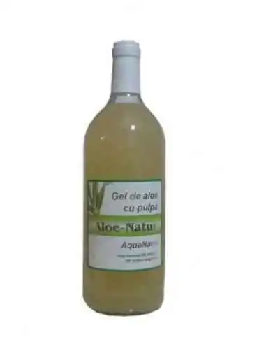 GEL ALOE VERA NATUR ORGANIC CU PULPA - STICLA 1L AGHORAS, Sanatatea pielii