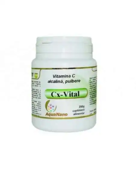 VITAMINA C ALCALINA TAMPONATA (pulbere) Cx-VITAL 250g AGHORAS, Sanatatea pielii