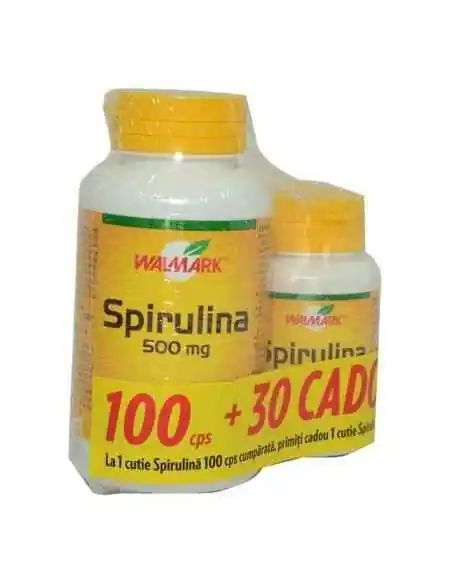 Spirulina 500 mg 100 +30 capsule Cadou Walmark, Stres