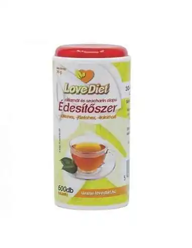 LOVE DIET INDULCITOR COMPRIMATE 600 BUC GLC-MENTES KFT, Terapia Diabetului