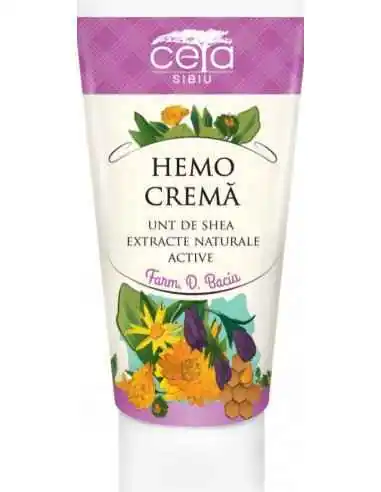 CREMA HEMO UNT SHEA &EXTRACTE NATURALE ACTIVE 50ML CETA, UNGUENTE/CREME/GELURI