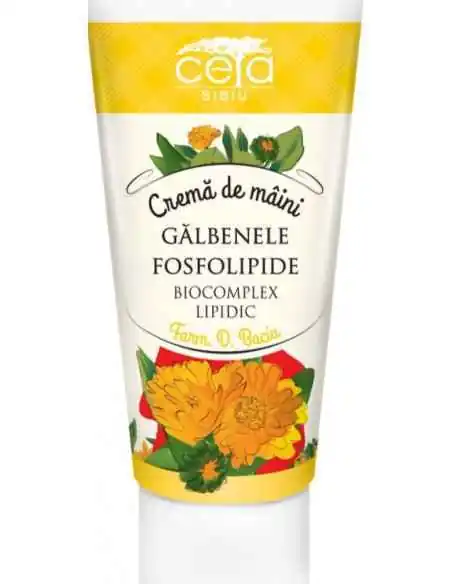 CREMA MAINI GALBENELE & FOSFOLIPIDE 50ML CETA, UNGUENTE/CREME/GELURI