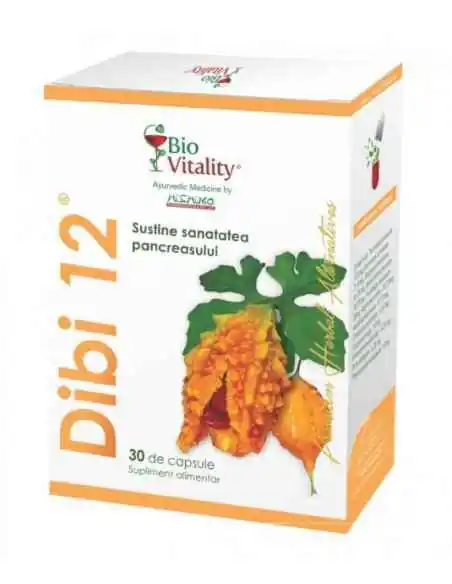 DIBI-12 - 30 capsule BioVitality, Terapia Diabetului