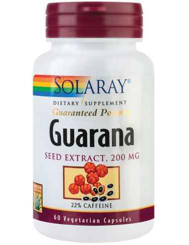 Guarana 200 mg 60 capsule Solaray
Ajuta la functionarea normala a sistemului nervos central.