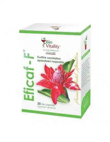 EFICAF -F - 30 capsule BioVitality, REMEDII NATURISTE