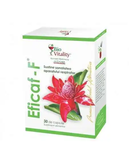 EFICAF -F - 30 capsule BioVitality, REMEDII NATURISTE