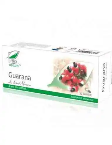 Guarana  30 capsule Pro Natura, Slabire